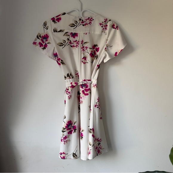 Dynamite Floral Wrap Summer Dress - Picture 2 of 9